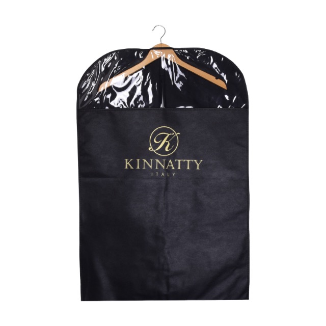 70g vestido no tejido y bolsa de traje con ventana