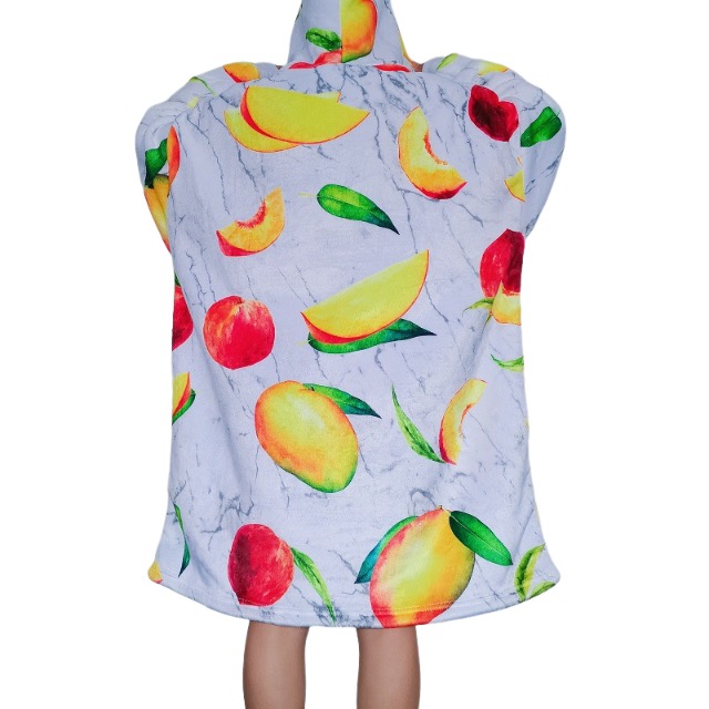 Franela tv manta oversize hoodie para adultos