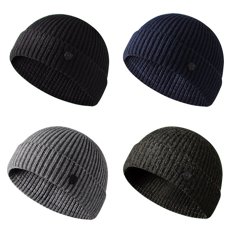 Toque couleur solide pour homme