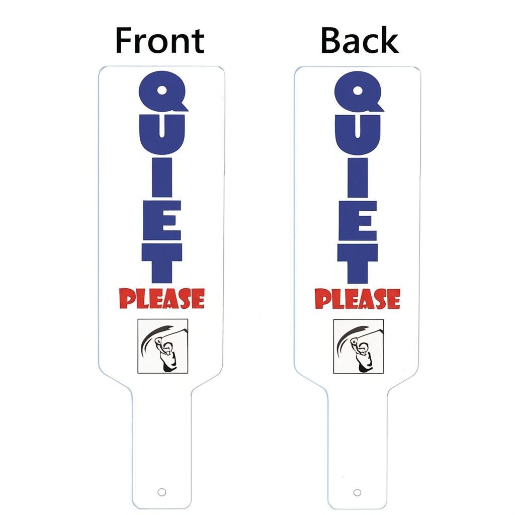Golf Tee Box Marker Sign Plastic Two Sides Printed