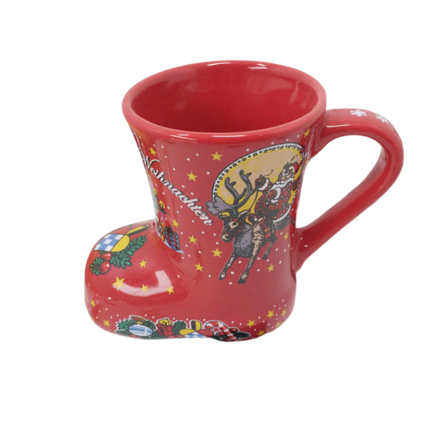 Botas diseño christmas cerámica mug de color completo impreso