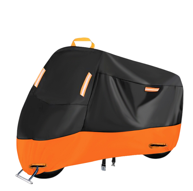 Housse de moto avec boucle fixe