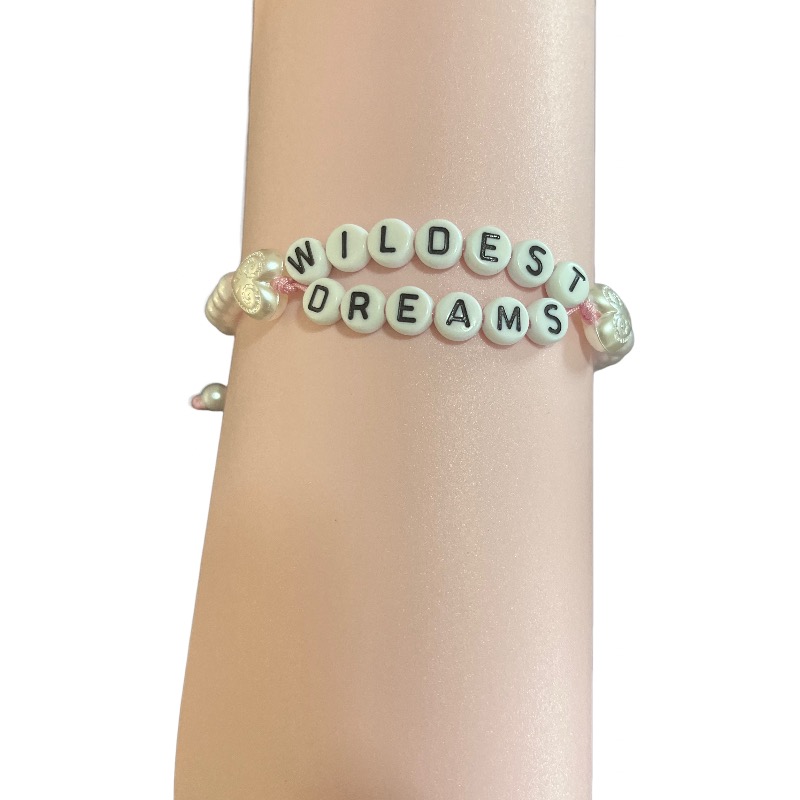 Dos capas pulsera de amistad con correa ajustable