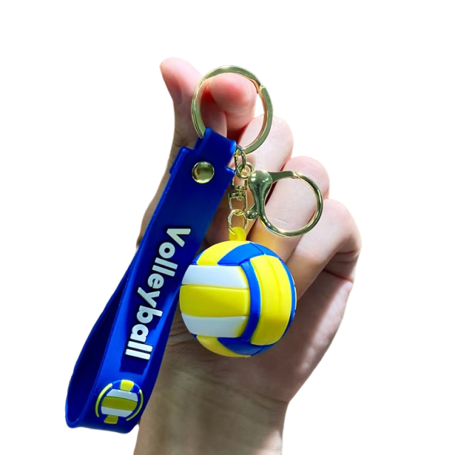 Porte-clés de volleyball 3d