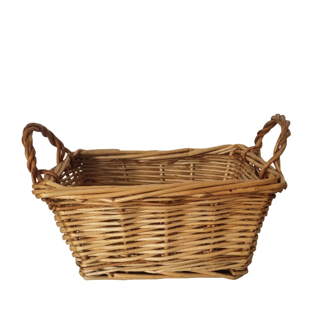 Cesta de rattan hecho a mano