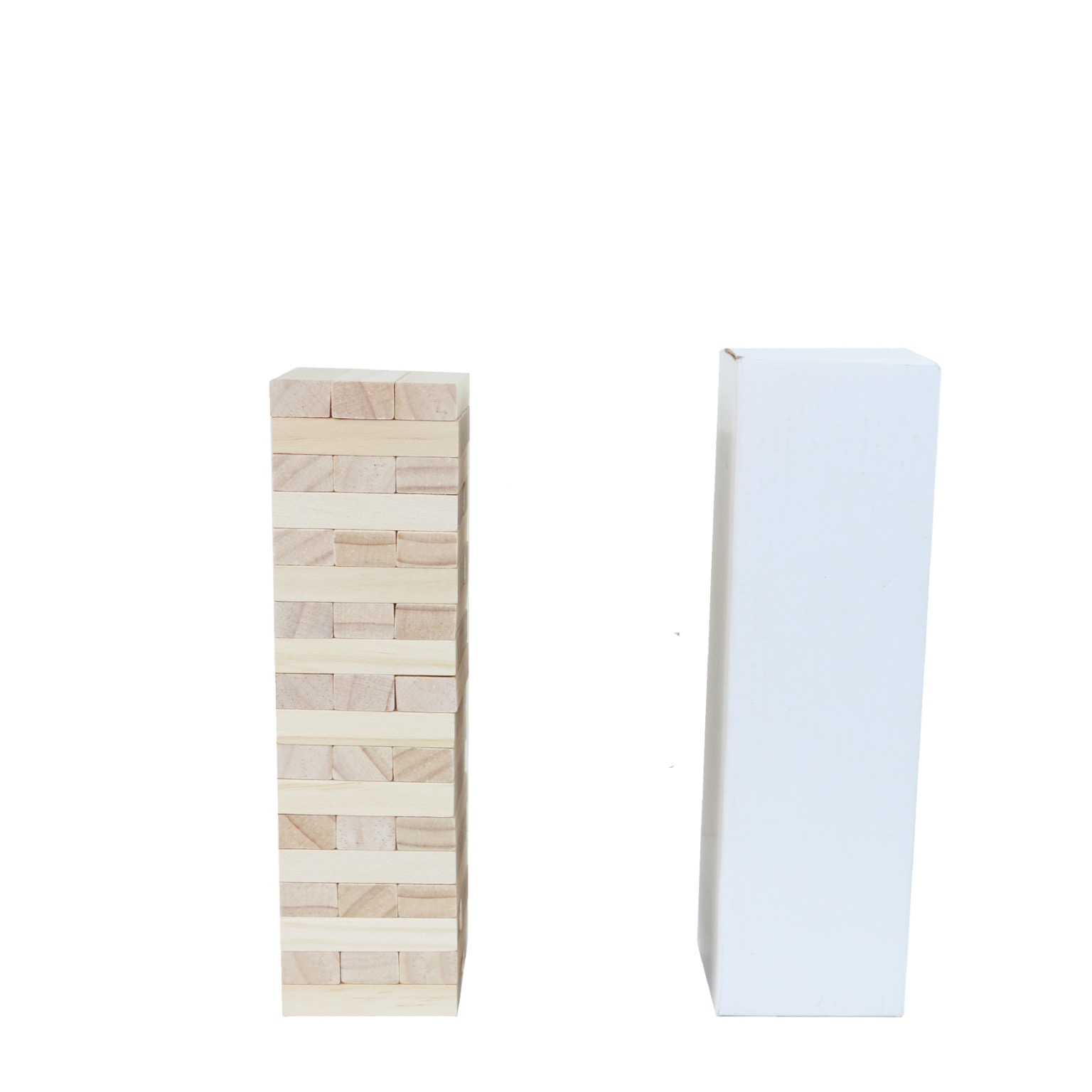 48pcs en bois tumble tour jeux blocs ensemble