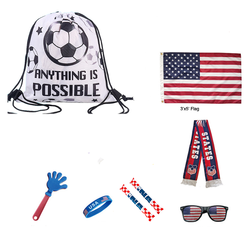Aficionados a la bufanda bufanda de la bandera gafas