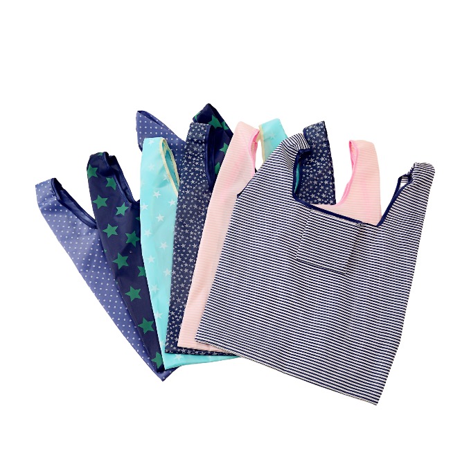 Folding Shopping Tote Bag Made By Oxford Fabric