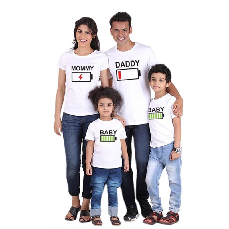 T-shirt 4pcs set tee pack pour fêtes unisexe