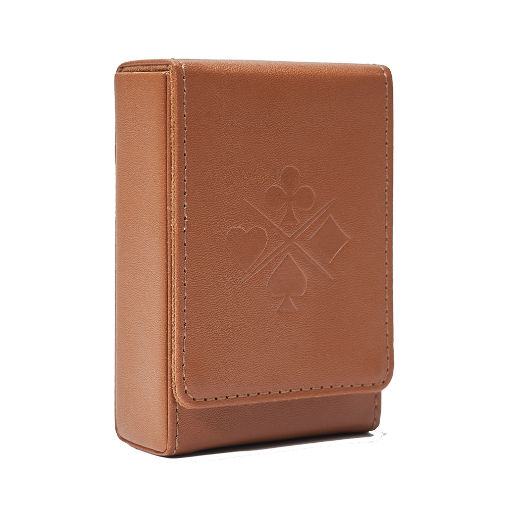 Pu Leather Whole Set Playing Card Holer Case Box