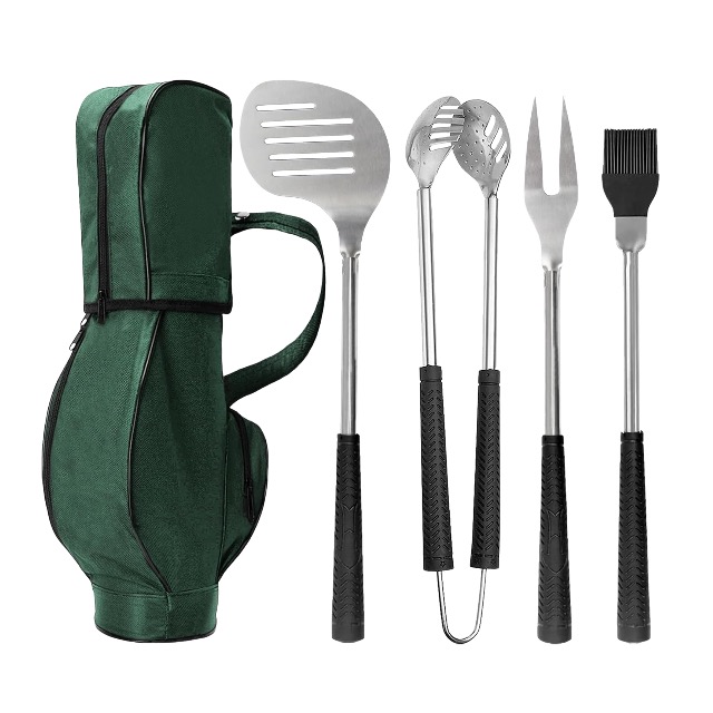 Jeu d'outils golfer bbq avec sac de transport