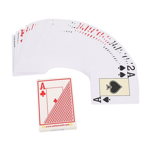 Pvc cartes à jouer avec boîte en papier imprimé pleine couleur emballé