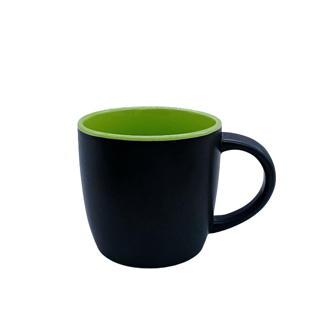Mug de cerámica exterior de cara exterior de 350 ml