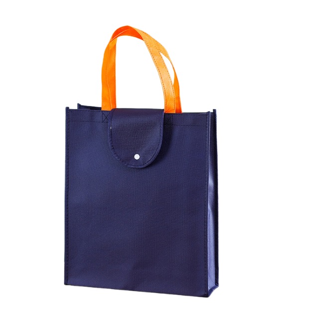 Non Woven Tote Bag With Snap Closure
