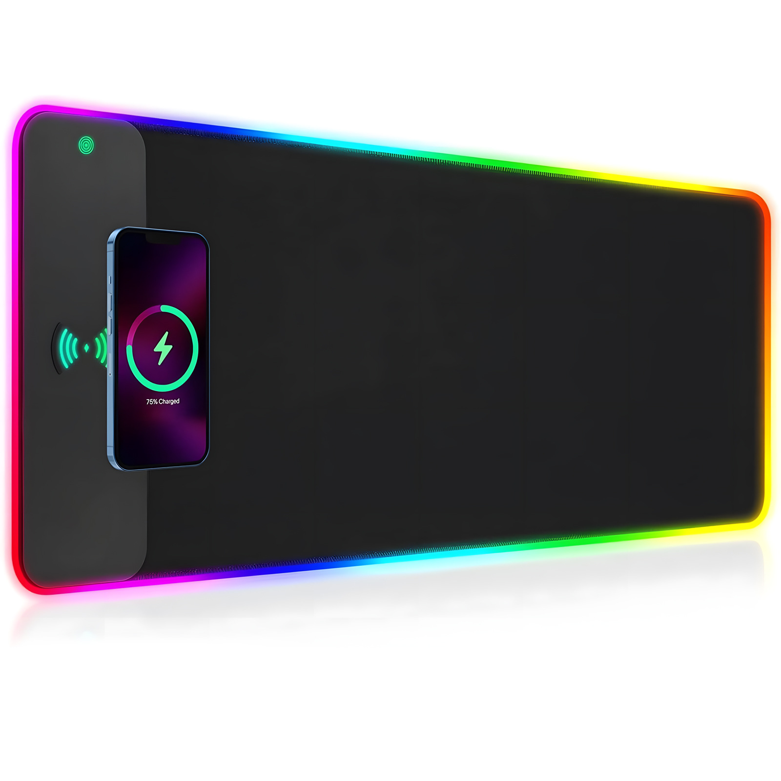4c Process Print Wireless Charging Desk Mat
