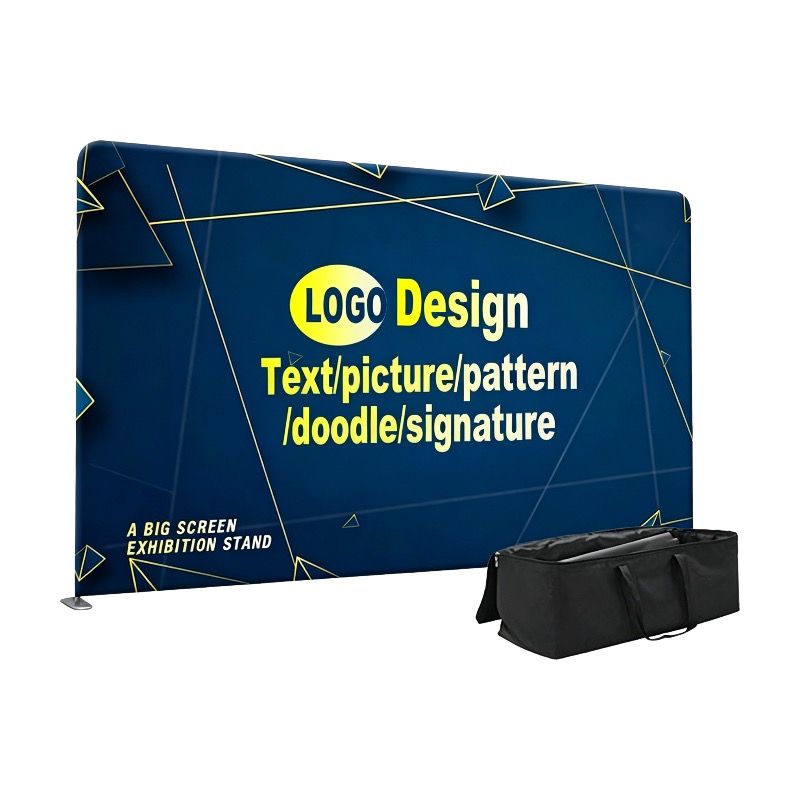 9.5ft Double Sided Display Panel Frame With Shelf