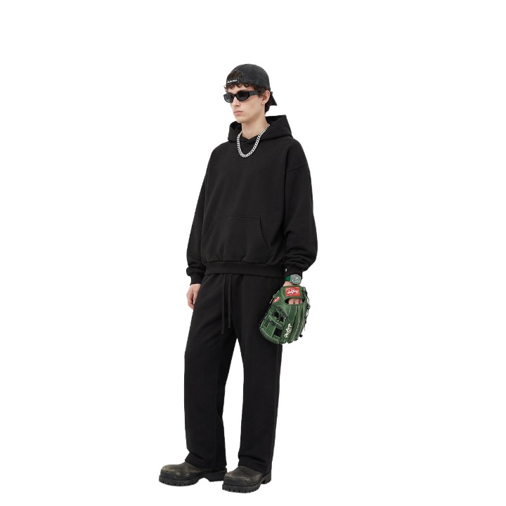 Cotton Hoodie & Long Pants 2pcs Set Us Size