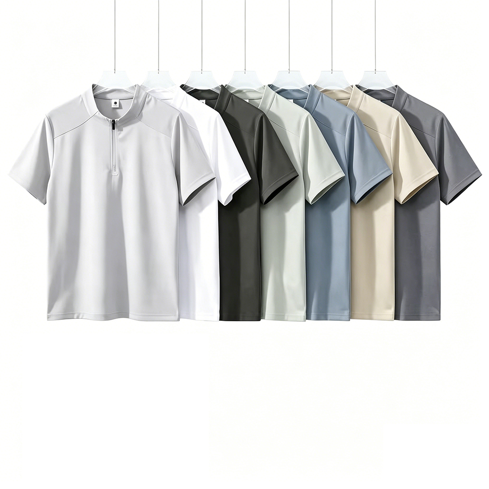 Coupe sèche zip pied col t chemise