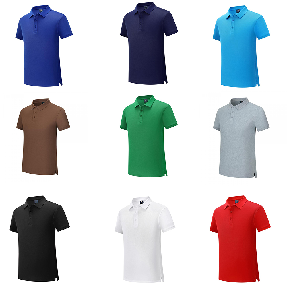 S à 7xl col manches courtes polo chemise équipe uniforme de travail