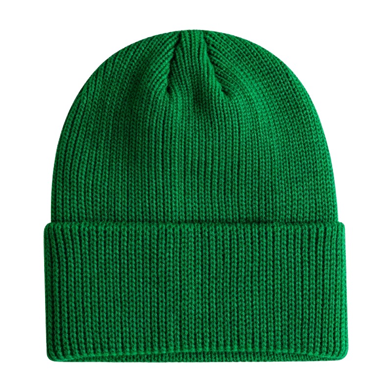Toque tricotée avec manchette 2 3/4 po