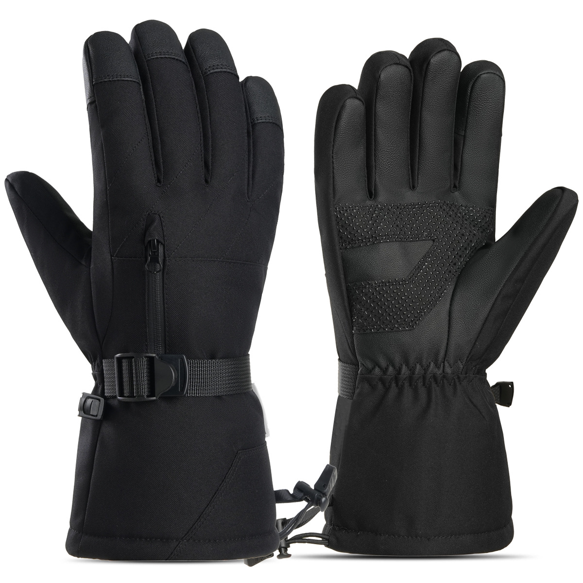 Anti perdu cinq doigts toucher écran gants d'hiver