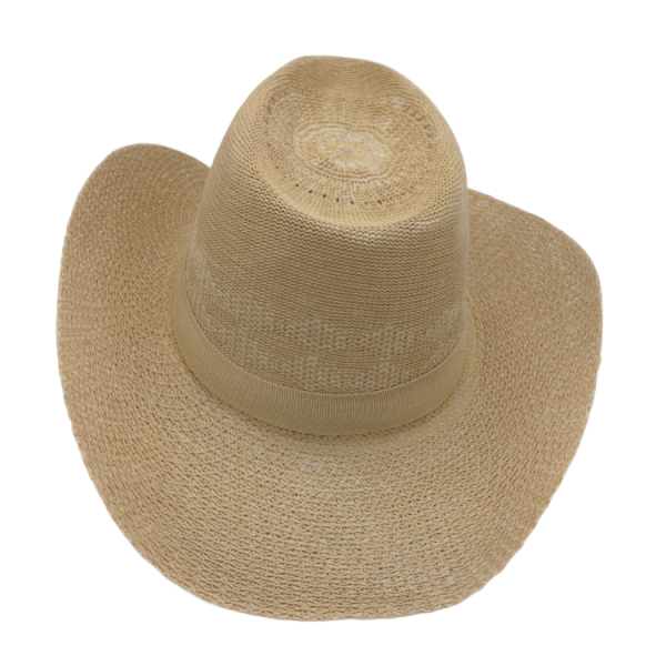 Chapeau de cowboy tricoté