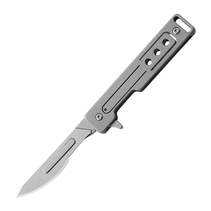 Mini cuchillo plegable