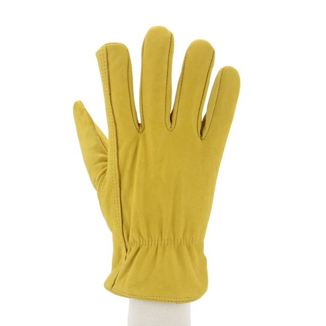 Guantes de piel de cabra con forro caliente