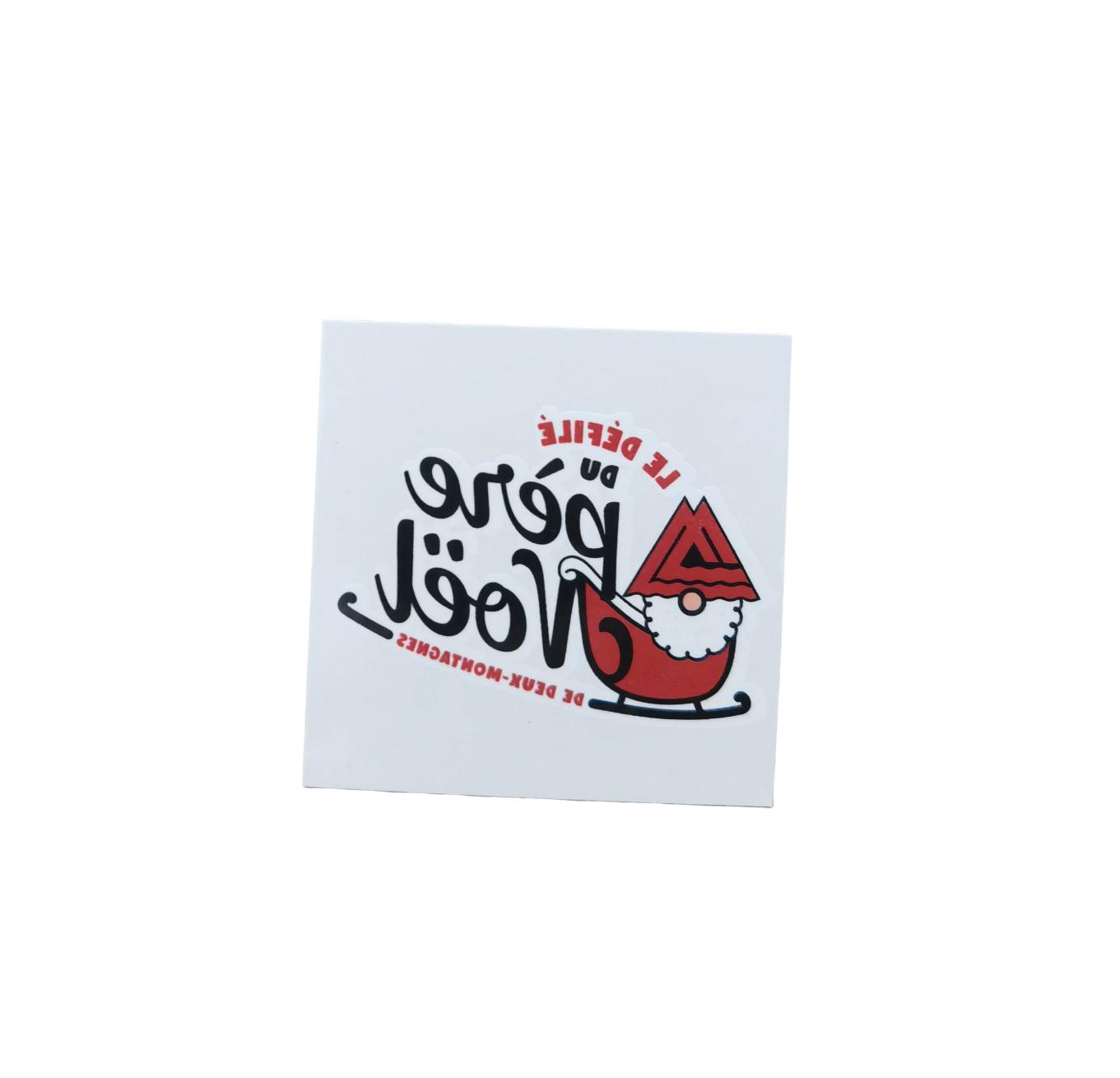 1 pulgada de la cara tatuaje sticker