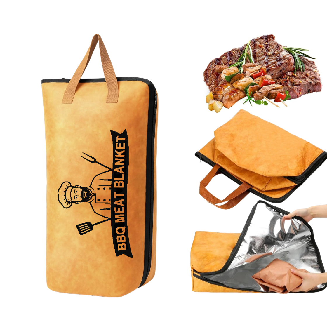 Manta bbq para reposar carne