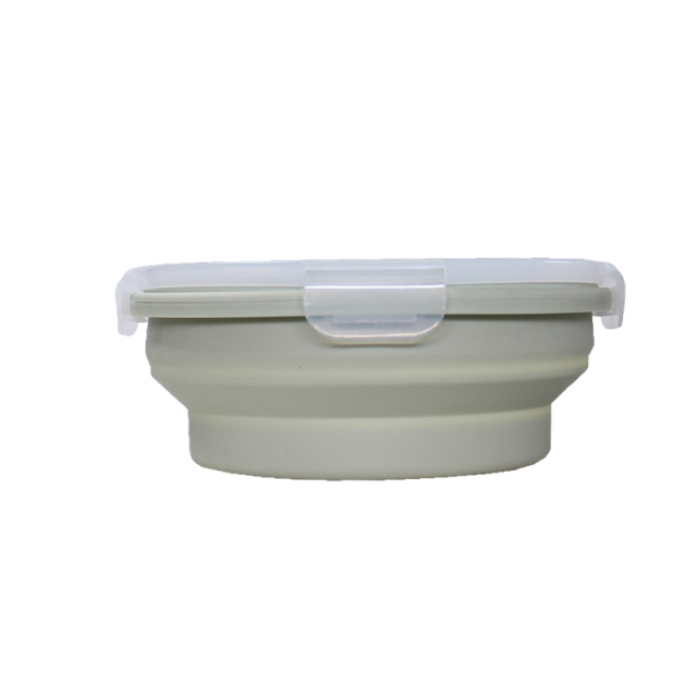 Cuenco plegable con tapa