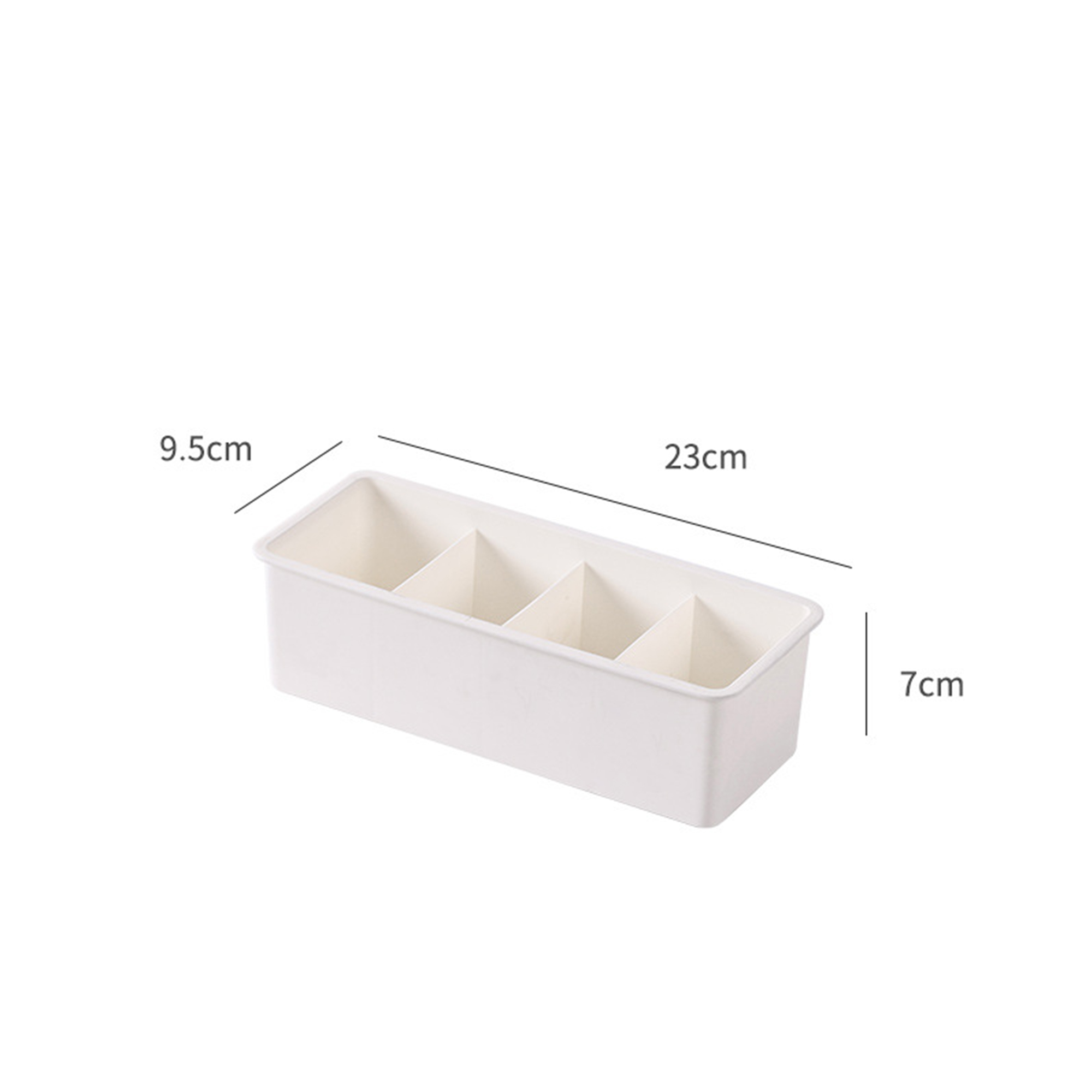 Organizador con 4 compartimentos