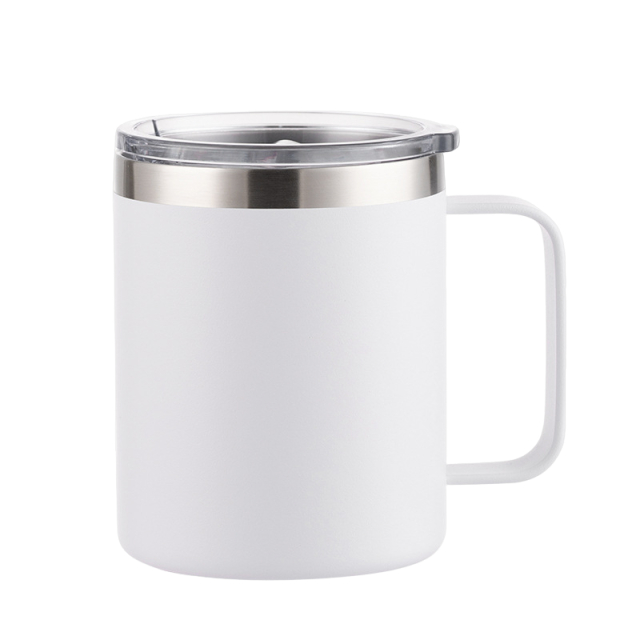 12oz taza de café aislado con tapa
