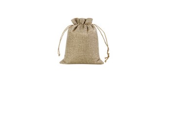 Pequeña bolsa de arpillera