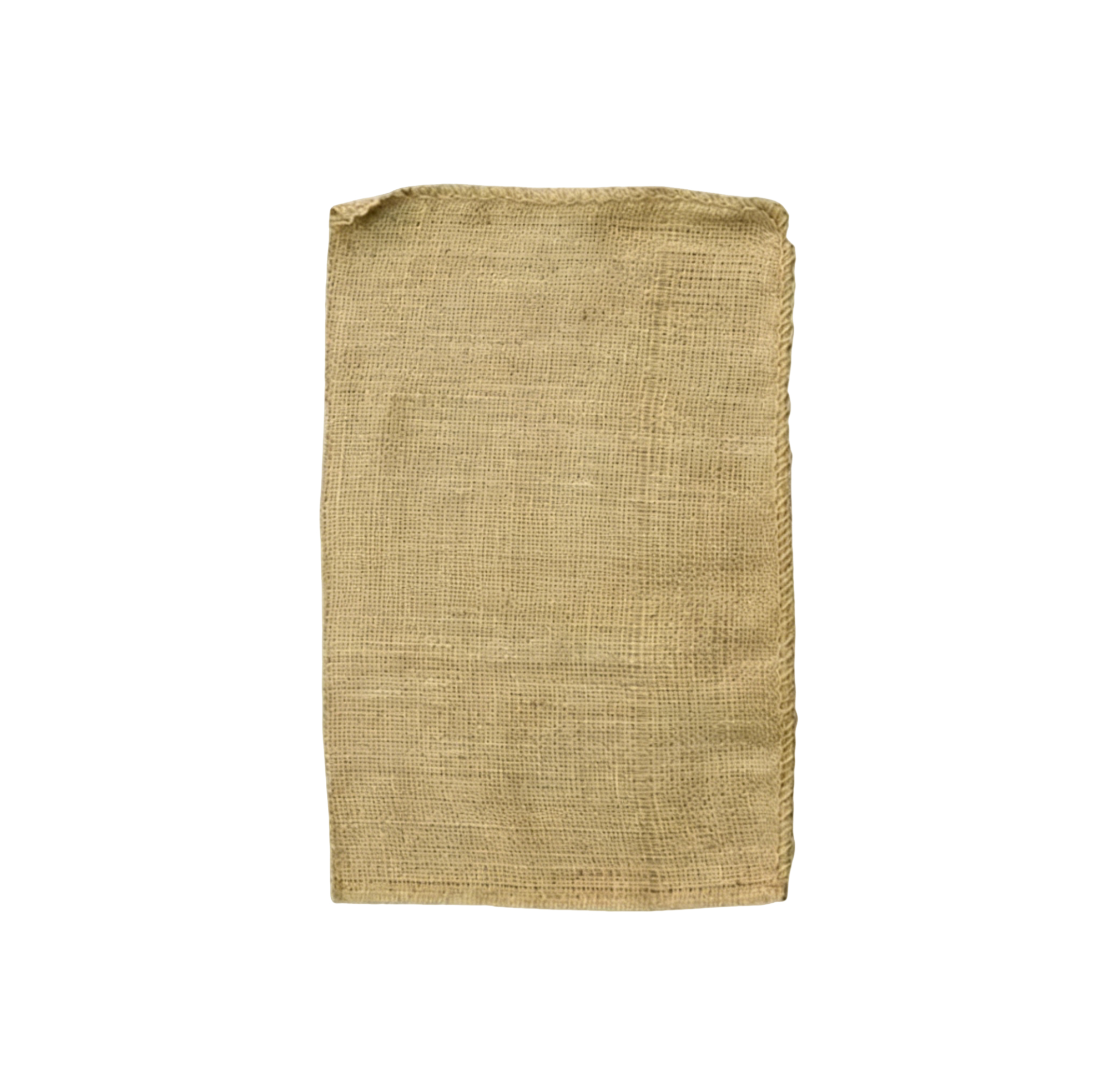 Bolsa de arpillera abierta