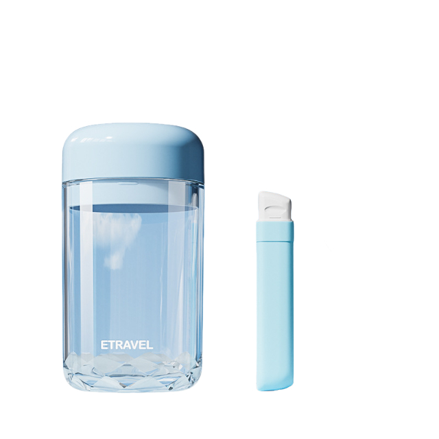 Travel Wash Cup With Foldable Toothbrush