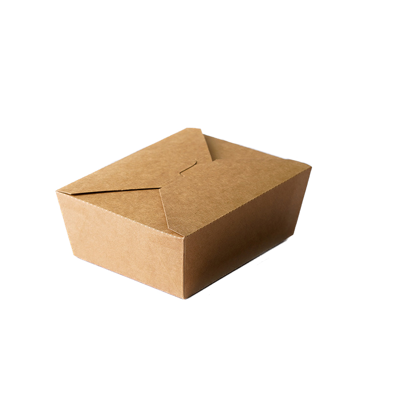 Grande boîte alimentaire en papier à emporter