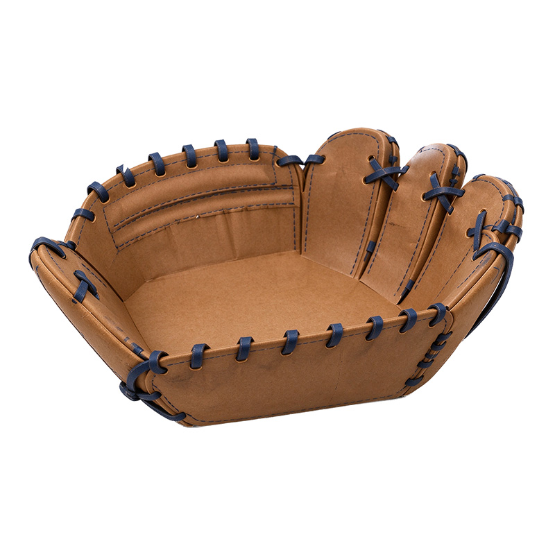Baseball Glove Shaped Kraft Paper Food Container