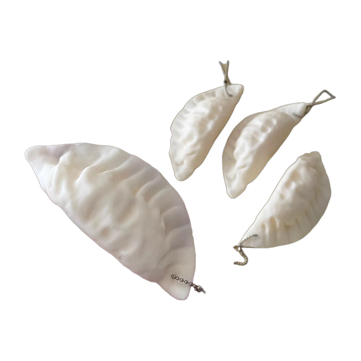 Squishy Dumpling Stress Relief Keychain
