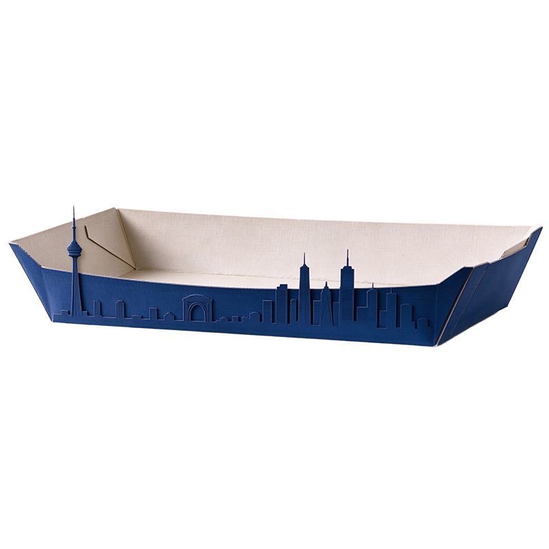 Disposable Skyline Paper Food Tray