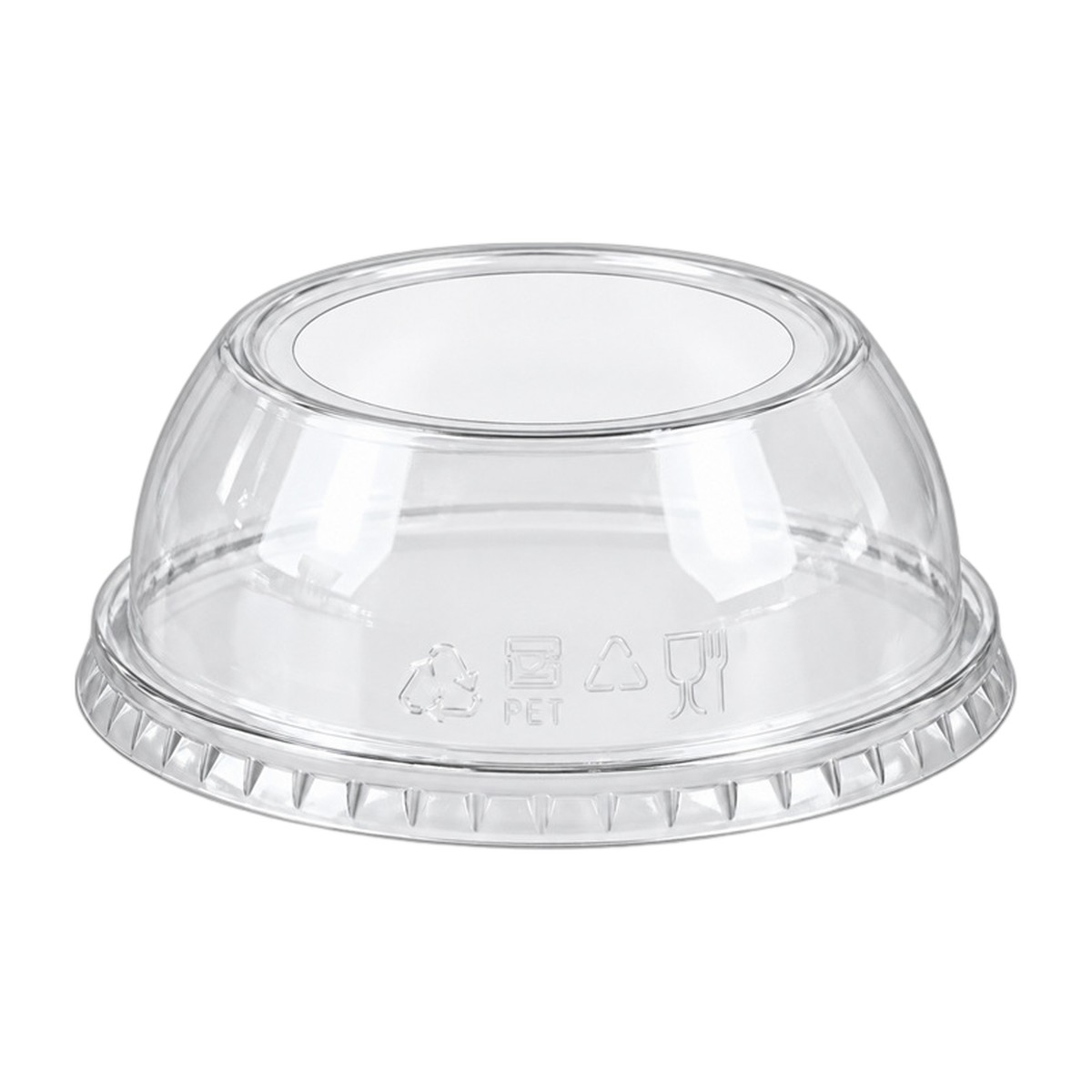 98mm PET Dome Lid for Cold Cups