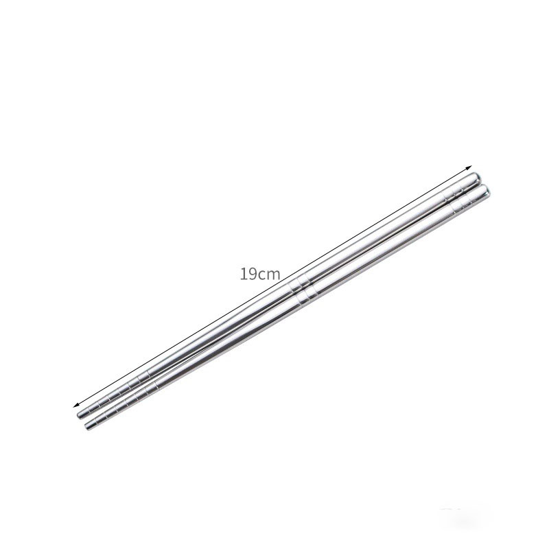 Palillos de acero inoxidable no clip