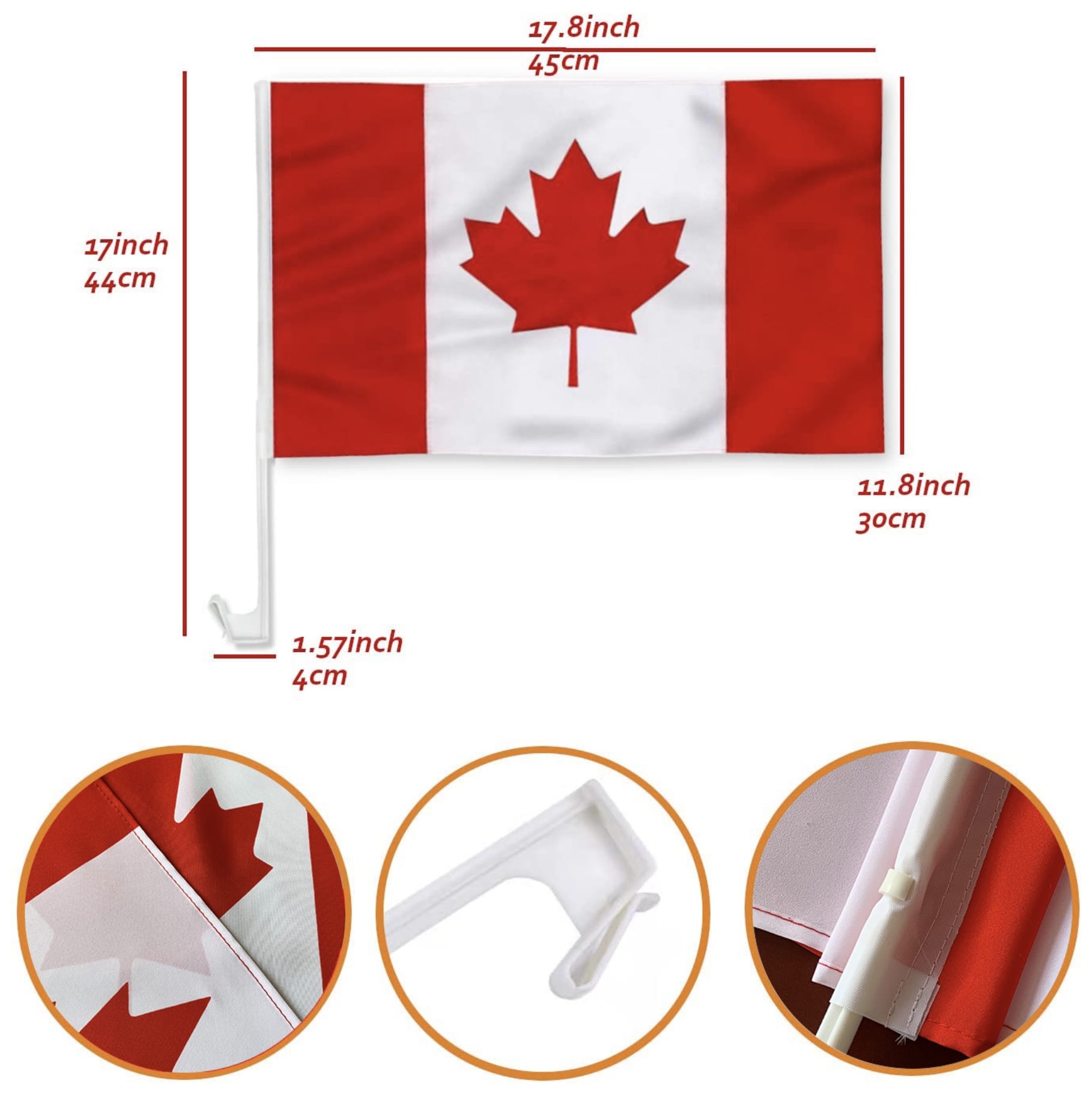 Canada drapeau de voiture