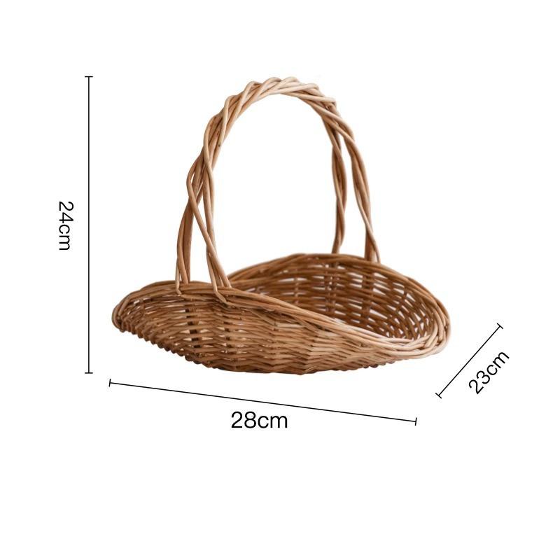 Cesta de almacenamiento tejido sauce
