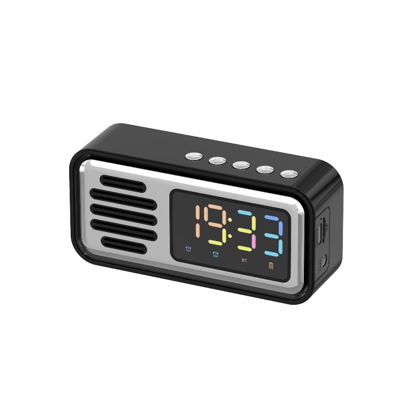 Réveil rétro haut-parleur bluetooth