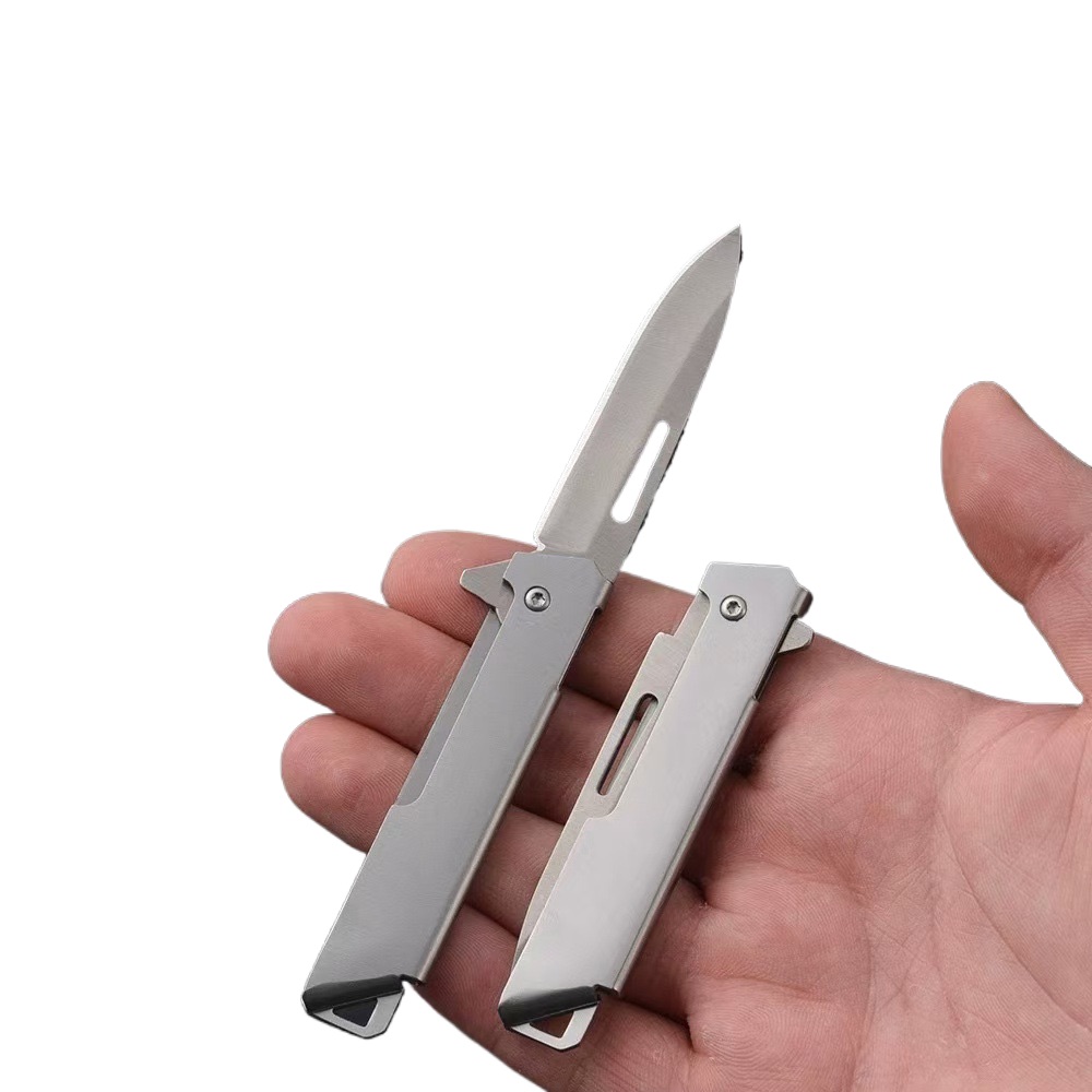 Cuchillo plegable de acero inoxidable