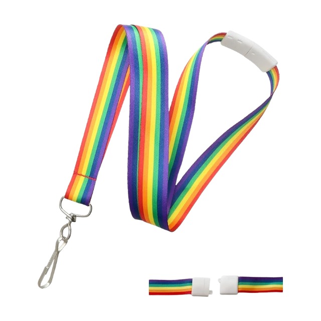 Rainbow Lanyard — Sublimation