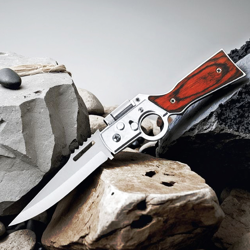 Cuchillo plegable de camping exterior portátil
