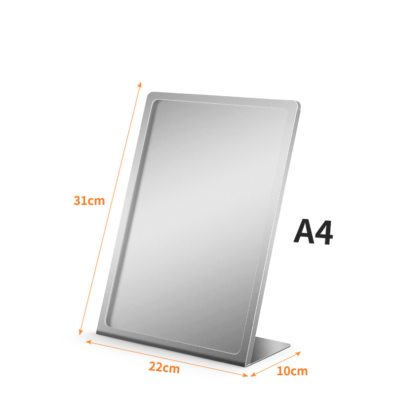 Support de table en acier inoxydable a4