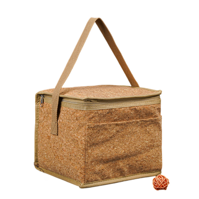 Bolsa de almuerzo aislado de corcho